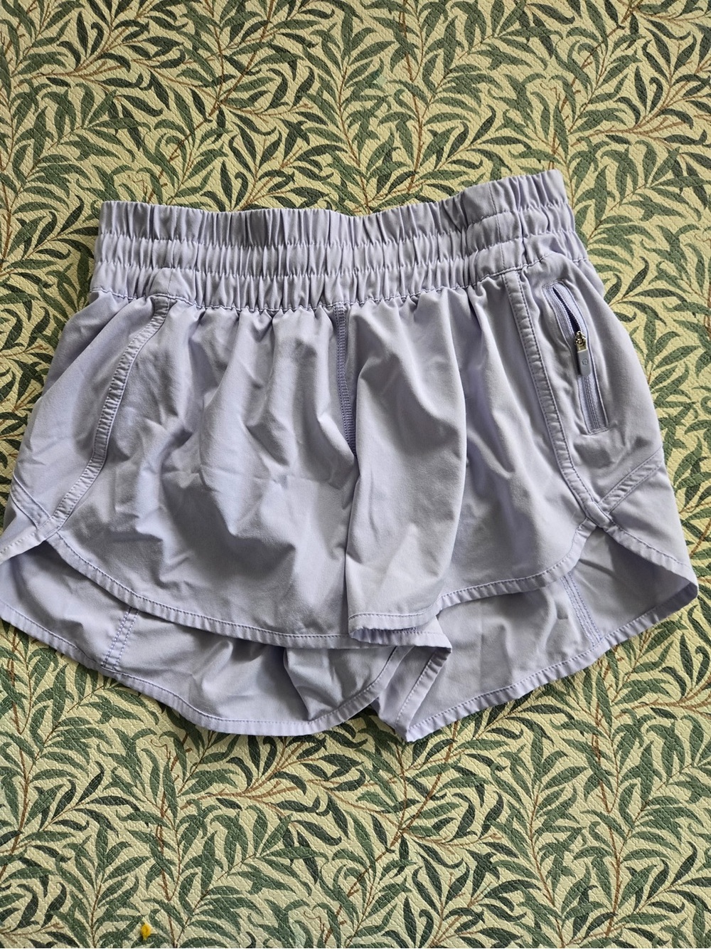lululemon athletica Light Lavender Layered Running Shorts